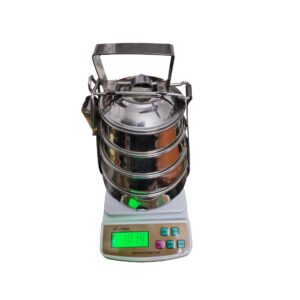 4-Tier Heavy-Gauge Stainless Steel Tiffin Carrier - 1079g Heavy-Duty Lunch Box for Office, School & Travel